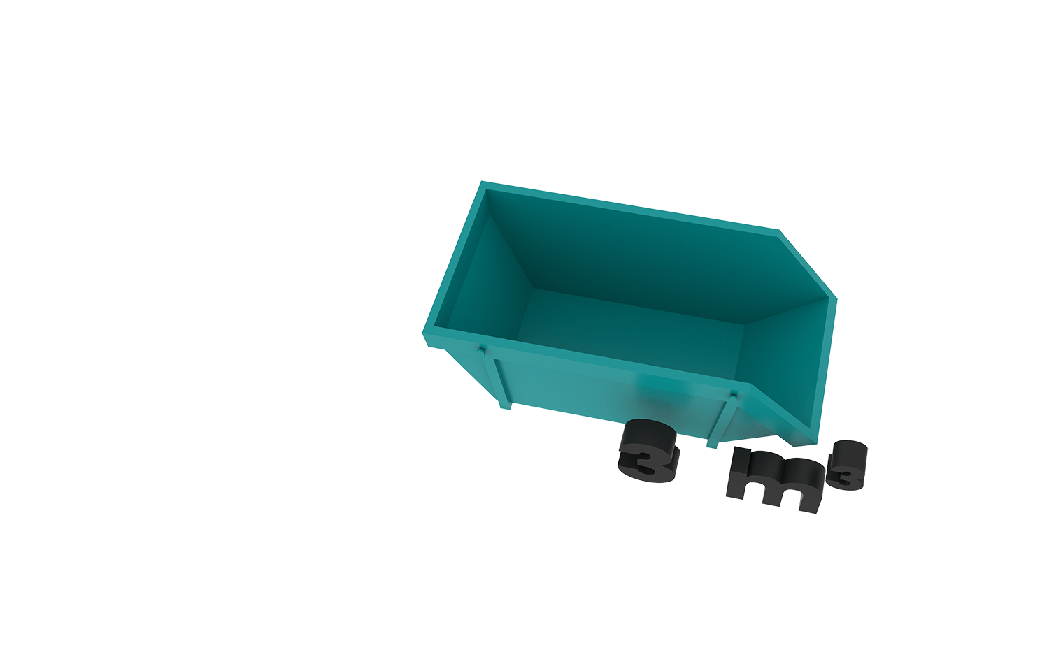 3m3 container bek & verburg 3m3 container bek & verburg voor: BSA, C-hout, dakafval, groenafval, grofvuil, grond, houtafval en puinafval